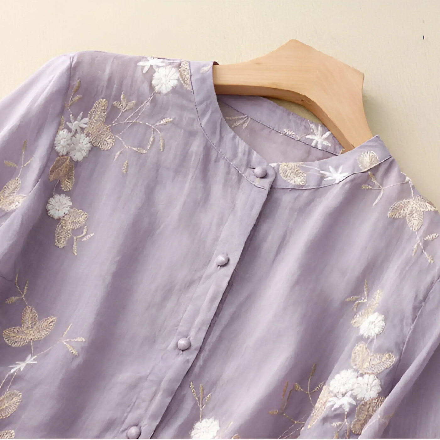 Blouse à Boutons Florale Marie™