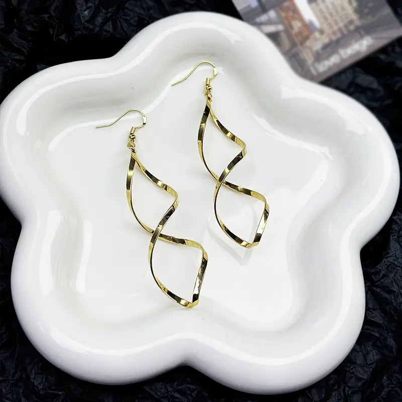 Boucles d'oreilles spirales