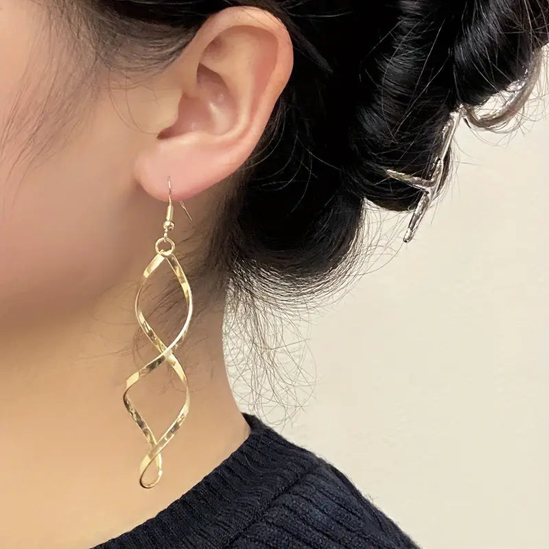 Spiral earrings