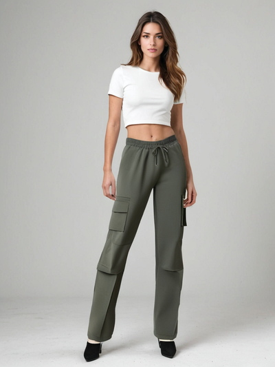 Lina™ | Pantalon cargo élégant