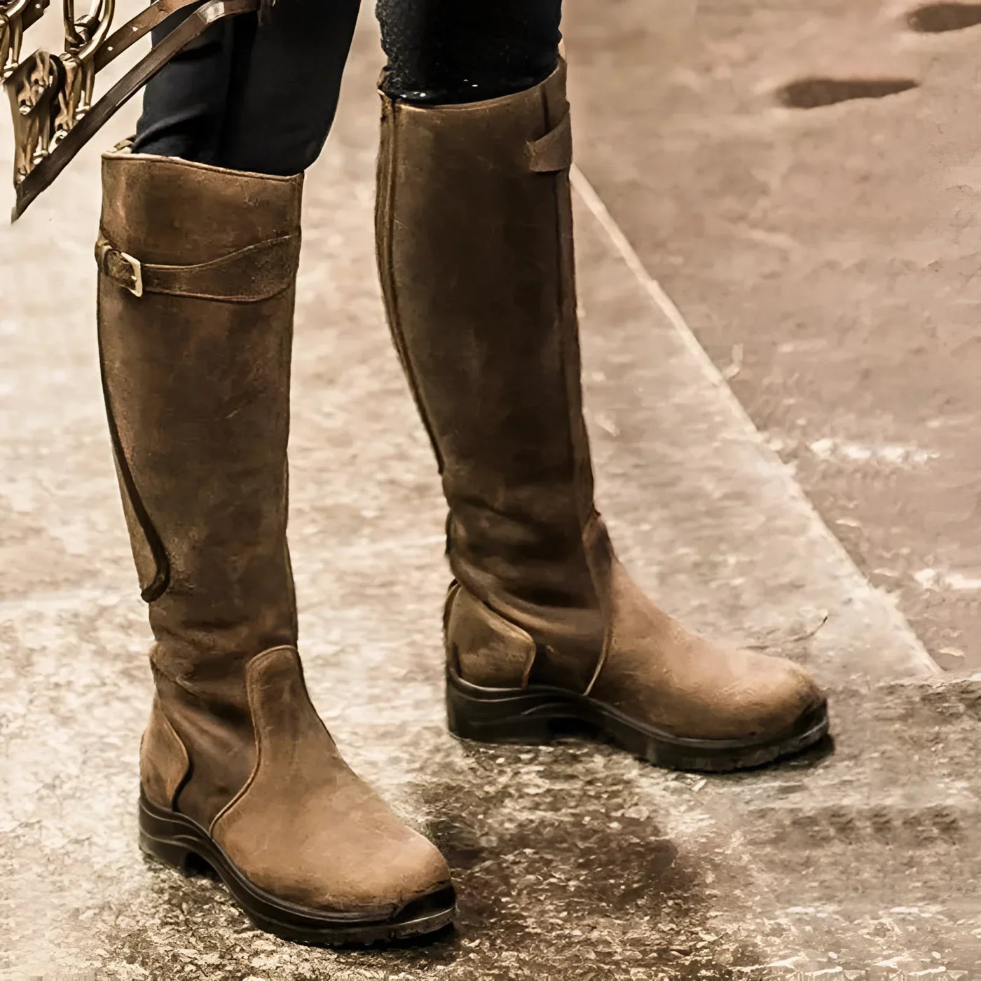 Bottes d'hiver pour la neige | Cuir isolé et imperméable