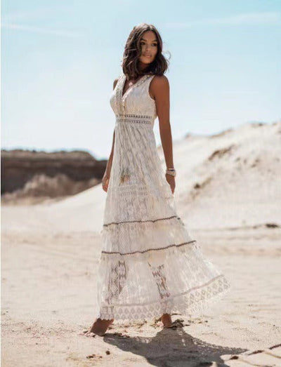 Carly | Lace Boho Dress