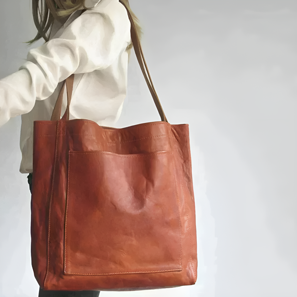 Le chic moderne de Lorena | Sac en cuir élégant