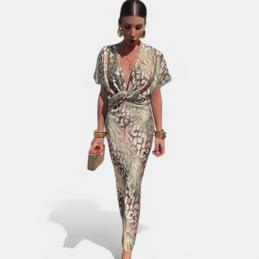 Robe longue à col en V Kendall™