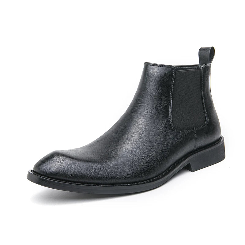 Tonnelier | Bottines Chelsea en cuir avec fermeture éclair