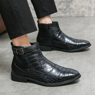 Baron | Bottines en cuir avec boucle