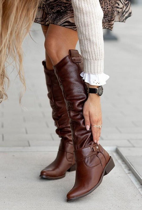 Allison - Bottes en cuir