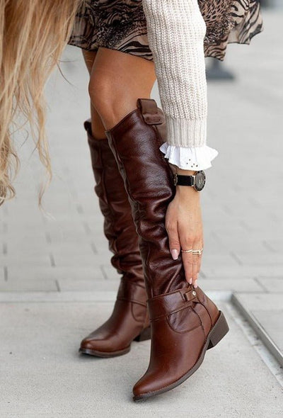 Allison - Bottes en cuir