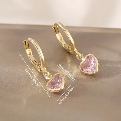 Boucles d'oreilles amour infini