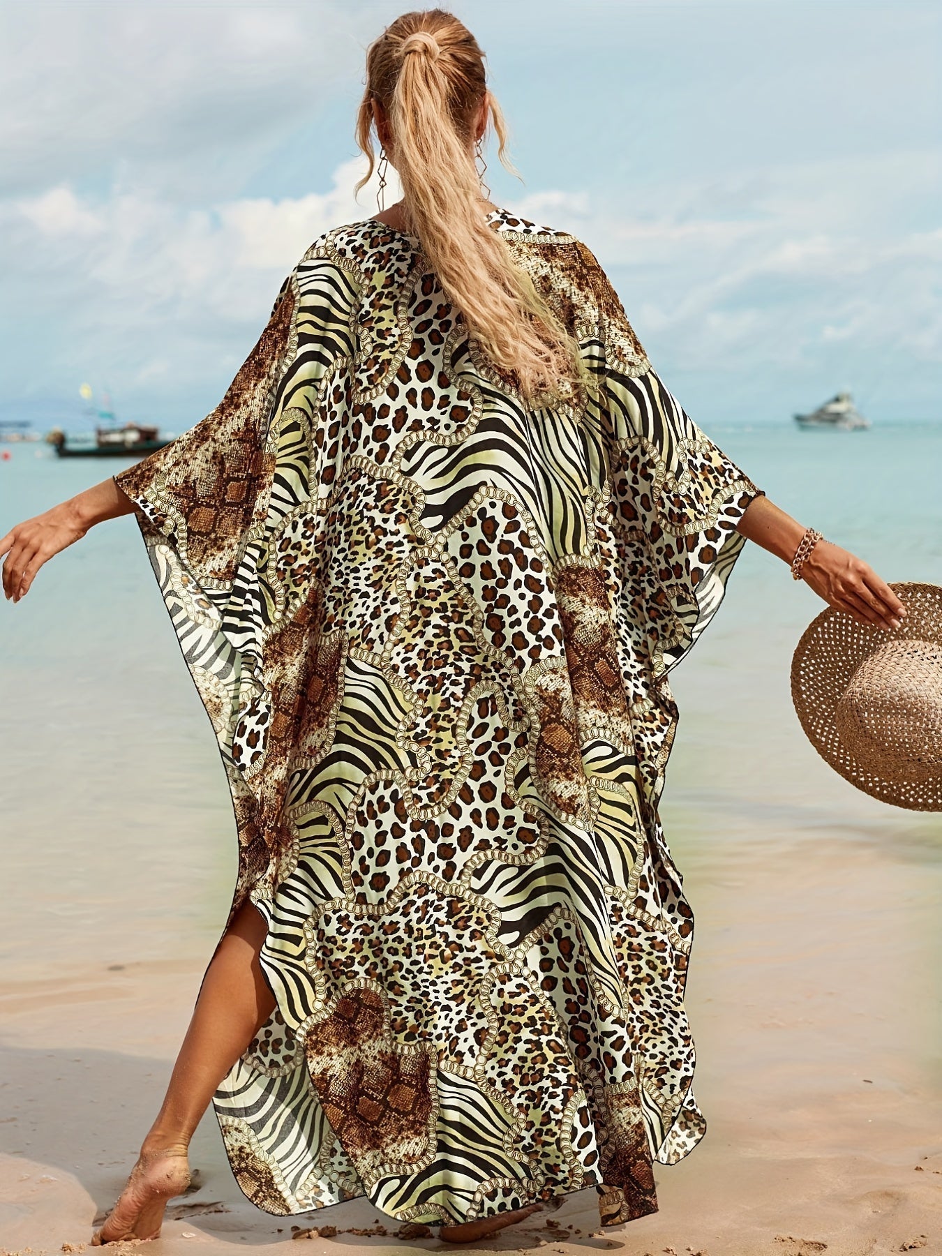 Amara™ - Robe de plage Safari sauvage