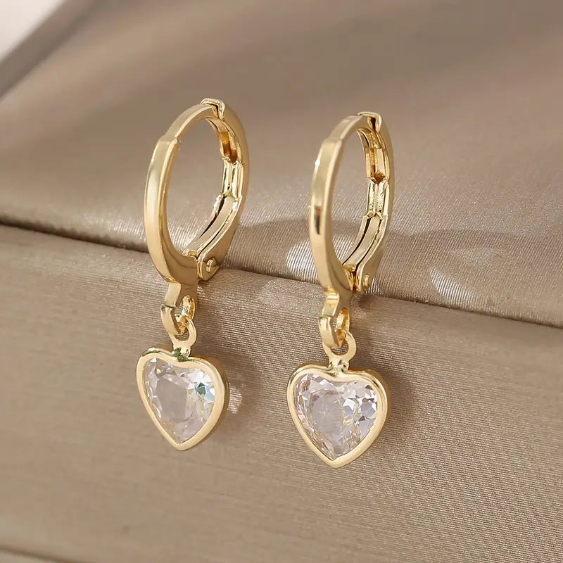 Boucles d'oreilles amour infini