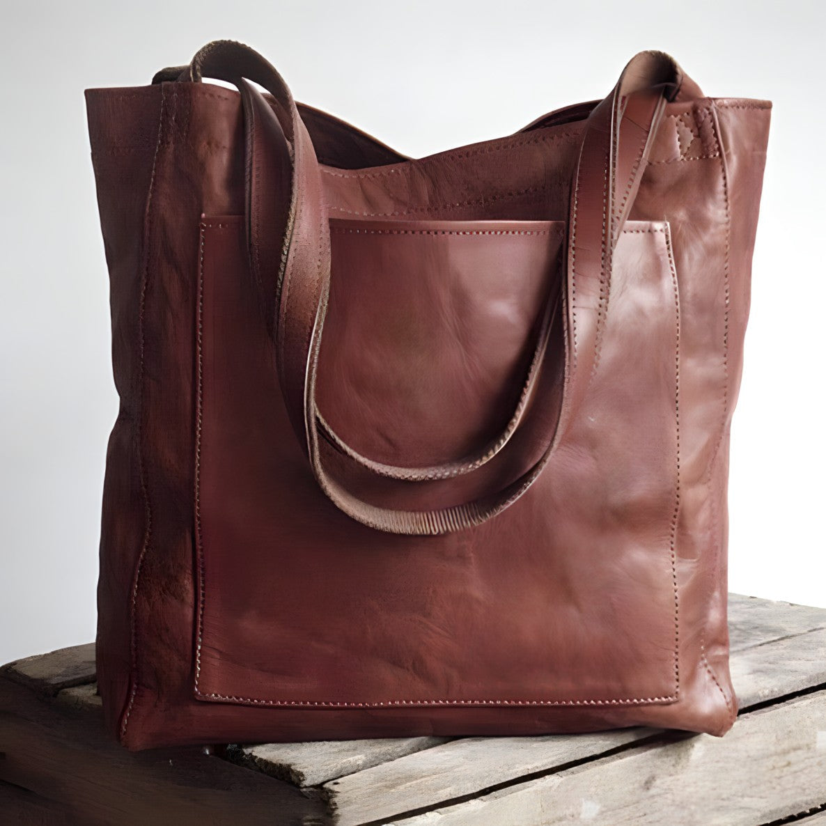 Amelia™ - Sac fourre-tout en cuir fait main