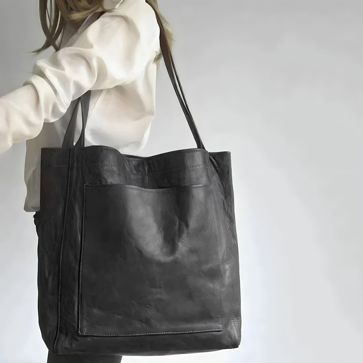 Amelia™ - Handmade Leather Tote Bag