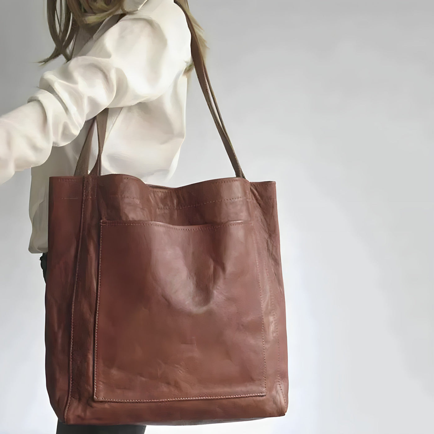 Amelia™ - Sac fourre-tout en cuir fait main