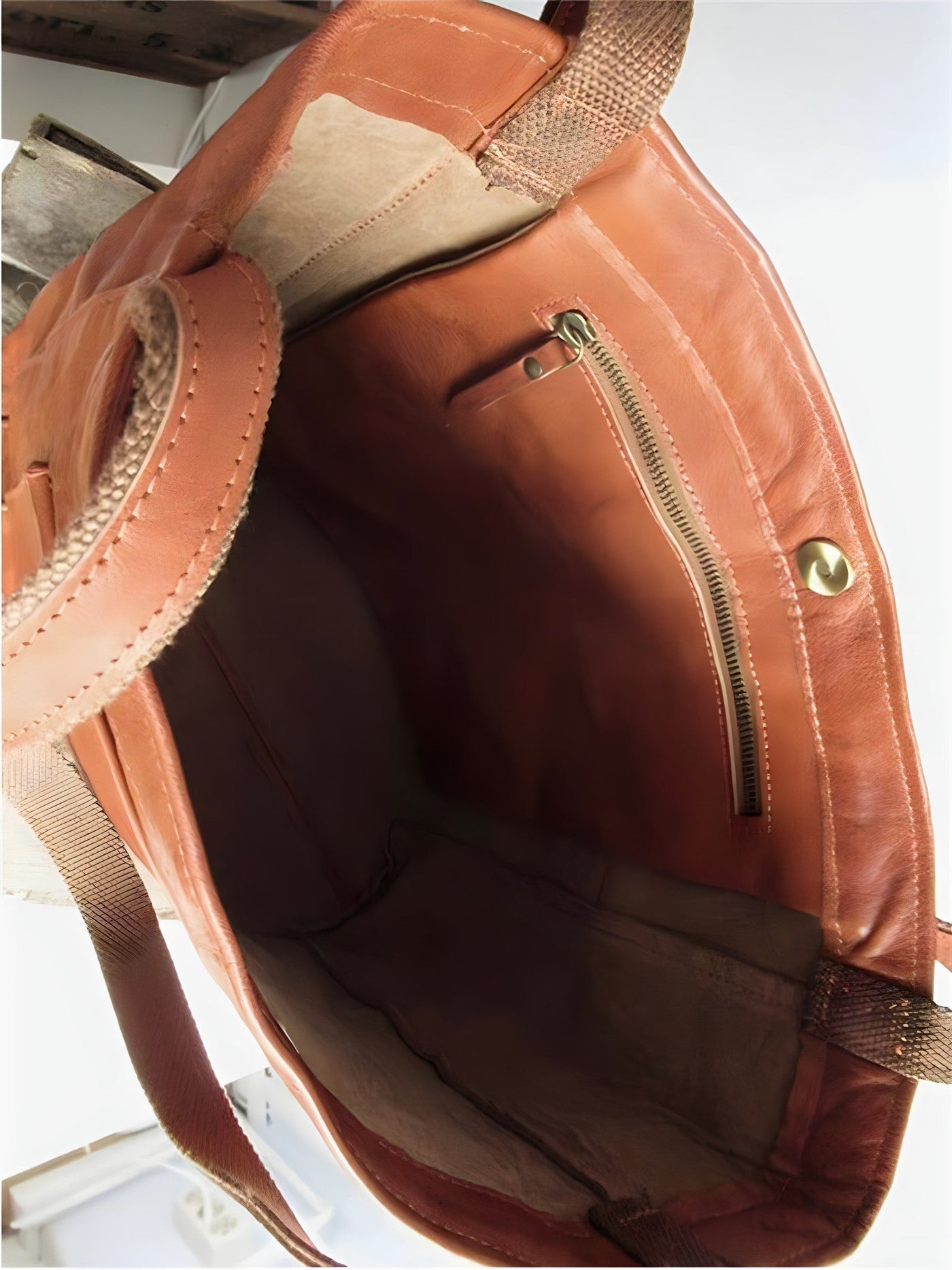 Amelia™ - Handmade Leather Tote Bag