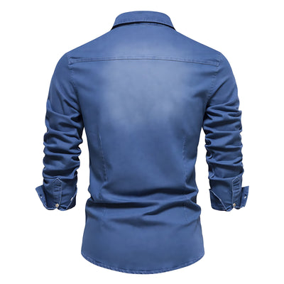 Richard™ | Men's Cotton Denim Shirt